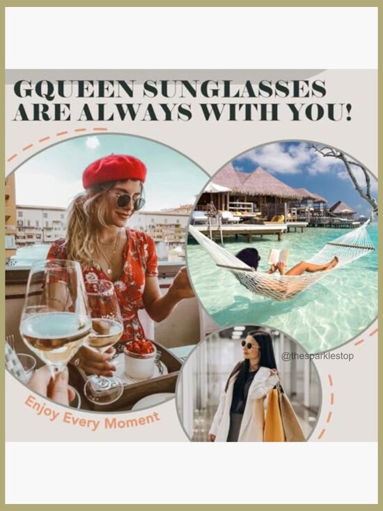 Retro Round Polarized Sunglasses Metal Frame Spring Hinge UV400 main image 6